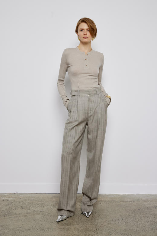 半开襟立体针织内搭 商品图0