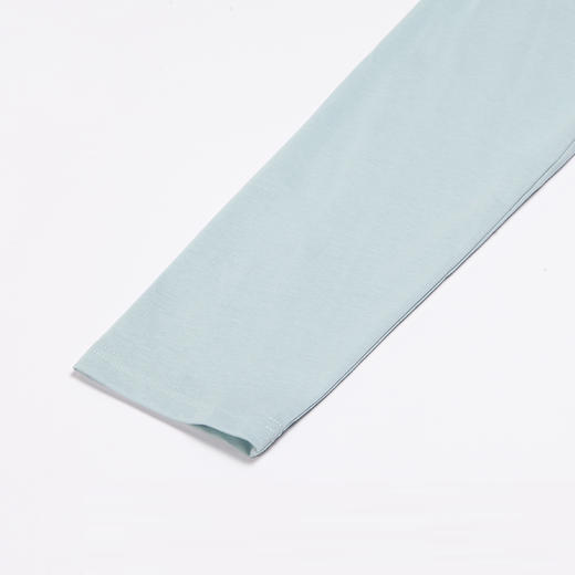 都市丽人生活家居女士睡衣26支CVC单面棉质薄款长袖长裤类家居服套装LH31G8 商品图5