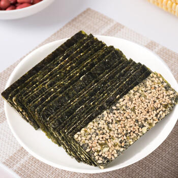 味滋源海苔夹心脆40gx5罐 零食组合5种口味紫菜儿童休闲零食海苔脆片 商品图2