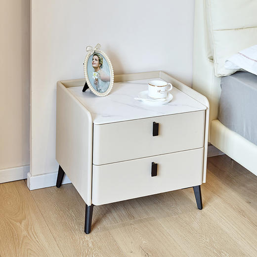 喜梦宝床头柜轻奢多功能卧室结婚床边储物柜现代简约风 商品图4