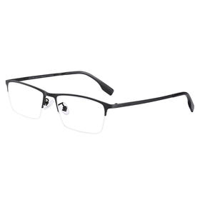 普莱斯光学镜架HM19897B/19897A  商务半框 简约商务轻松搭配  双色可选