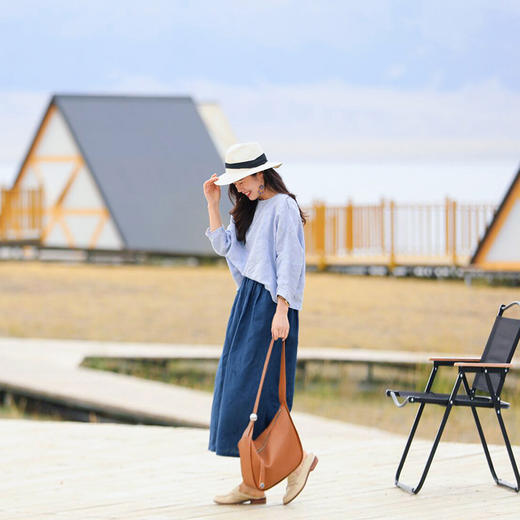 纯亚麻套装舒适、慵懒、自在【现货】 商品图2