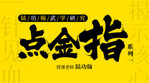 陆功翰武学研究——【点金指系列】（一） 商品图0