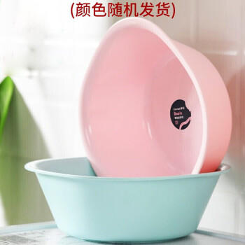 茶花 抗菌洗脸盆25.5cm1只装塑料盆洗屁屁盆婴儿新生儿脸盘 方盆 商品图0