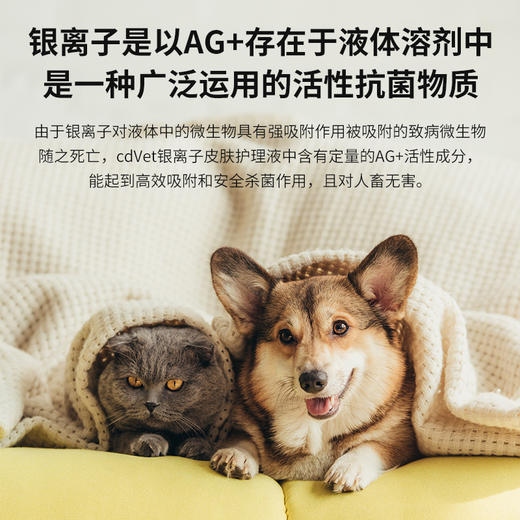 德国 cdVet 施德维特 银离子皮肤护理液 100ml 商品图2