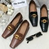 THE SOWING 全皮一脚蹬复古竹节扣英伦风粗跟单鞋 [福利品] 商品缩略图0