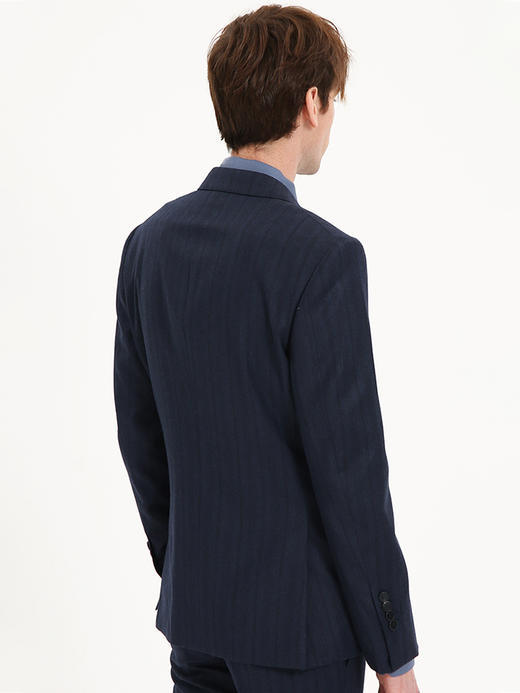 callisto藏青绵羊毛羊绒混纺套西-西服 FSBWJ028C NA 商品图2