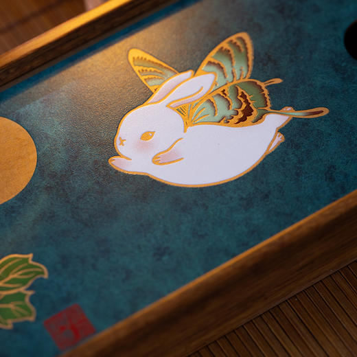 朱炳仁·铜 月上枝头茶礼套装 汲古画之灵感化逐月之可掬 商品图4