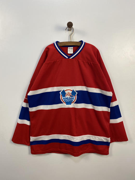 90年代 Vintage Athletic Knit 全刺绣 加拿大制 冰球球衣 _SSJ(L) 商品图1