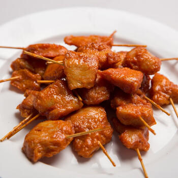 华都食品牙签肉2斤 鸡肉串鸡胸肉炸鸡  烧烤食材 生鲜烧烤食材 商品图4