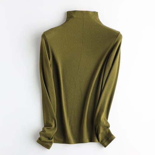 【反季清仓！89元三件】甄选12色美雅碧蛋白精华羊毛发热长袖T恤，质感柔软舒适，免烫方便，修身显瘦，适合现代女性穿搭，成为秋季的时尚打底衫选择。sh 商品图9