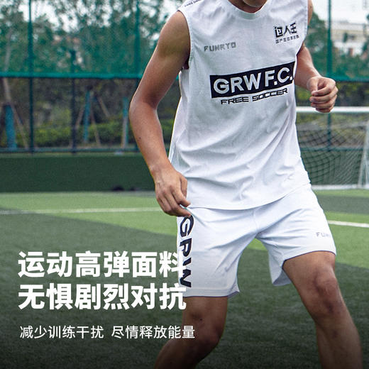 蜂锐过人王联名款小凉蜂提花无袖专业训练服透气球衣男 商品图2