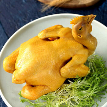 温氏供港鲜熟盐焗鸡净重1.8斤 110天散养土鸡走地鸡 冷冻 散养土鸡 商品图0