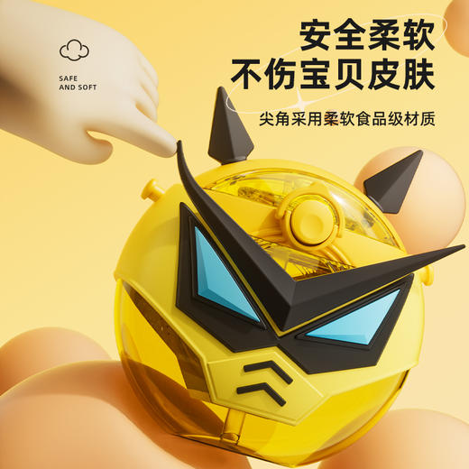 【6F】【陈少熙同款】多样屋 可可猫机甲战士机器人卡通水壶男孩带吸管圆圆杯 商品图1