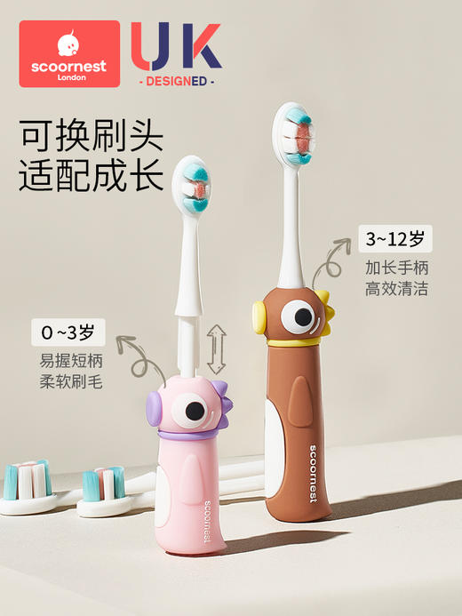 科巢儿童牙刷0-1-2-3到6一12岁半宝宝专用软毛万毛刷婴幼儿乳牙刷 商品图1