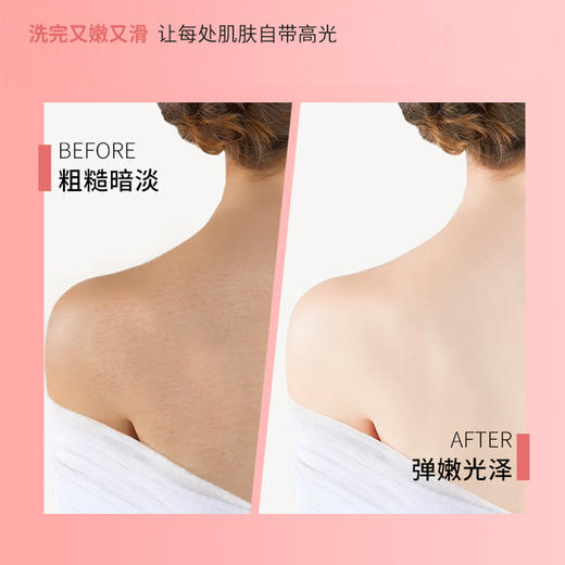 【呈现纯净的洗浴体验！向美博士珍珠沐浴露】荔枝白桃乌龙温和净肤去鸡皮深层清洁持久留香 商品图3
