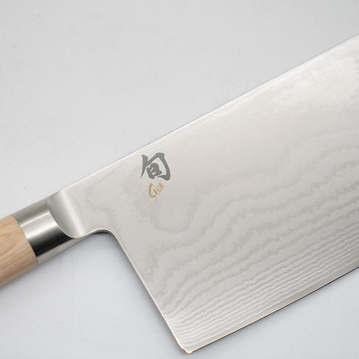 贝印日本进口旬刀VG10中式菜刀大马士革钢套装菜刀家用锻打切菜刀 商品图2