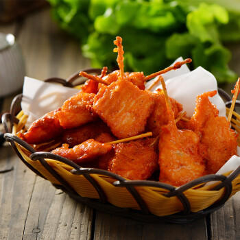 华都食品牙签肉2斤 鸡肉串鸡胸肉炸鸡  烧烤食材 生鲜烧烤食材 商品图2