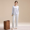 康妮雅睡衣女式长袖长裤套头套装 商品缩略图1