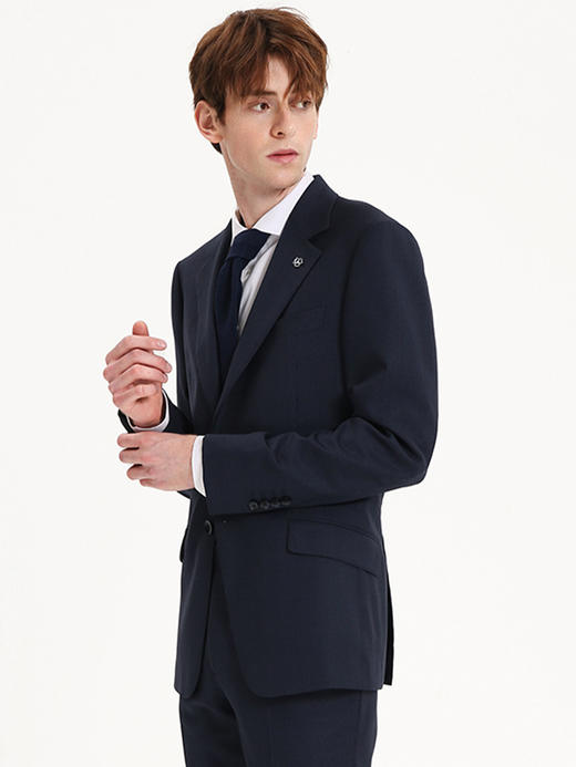 callisto藏青全绵羊毛套西 FSBWJ023C NA 商品图0