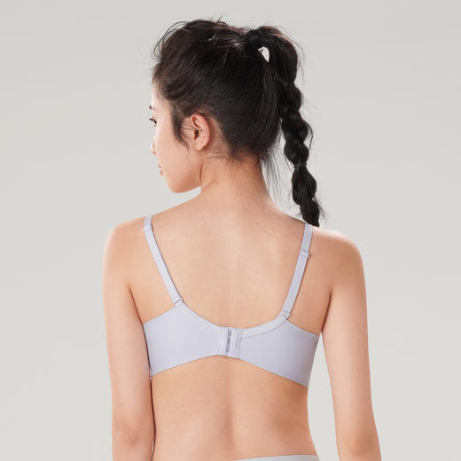 都市丽人少女优选A杯适穿蕾丝内衣薄款三角杯少女文胸无钢圈三排扣BB32F4 商品图3