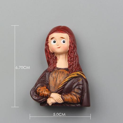 卡通梵高冰箱贴磁吸网红冰箱贴3d立体贴装饰贴磁铁 商品图4