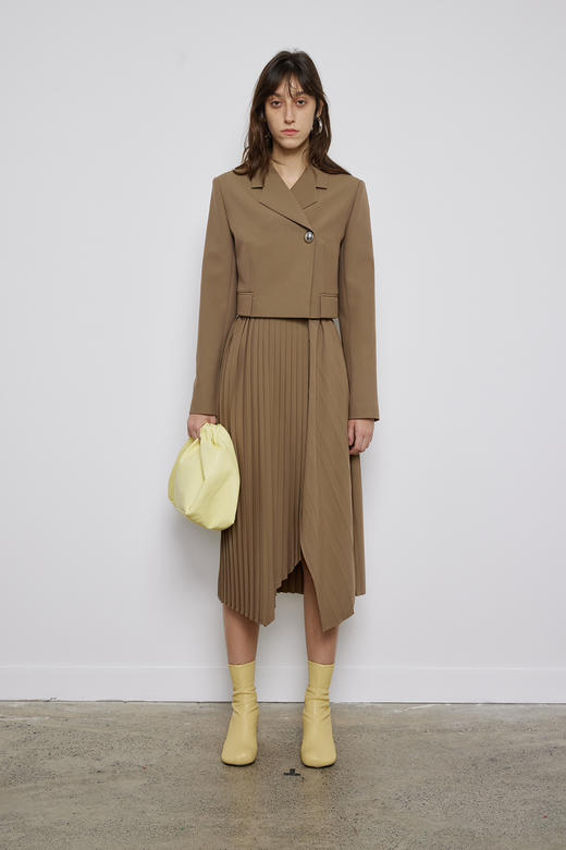 金属大圆扣短西服 商品图0