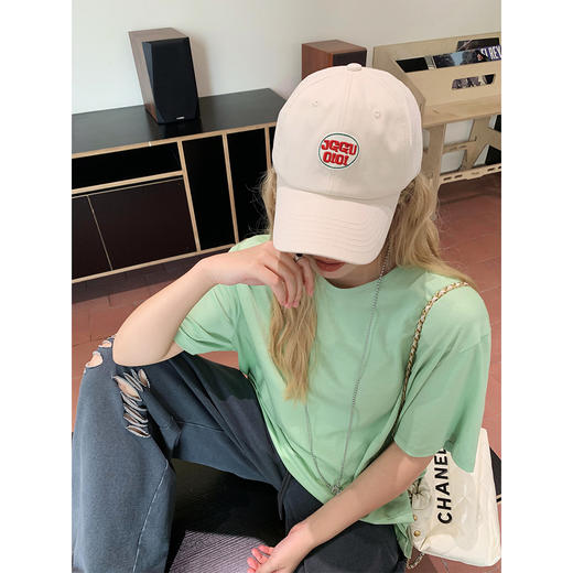 ~元气糖果~彩虹色刺绣贴布棒球帽 商品图3