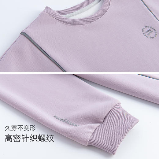 onmygame女童网球运动裙秋季新款儿童中长款收腰连衣裙长袖卫衣裙 商品图4