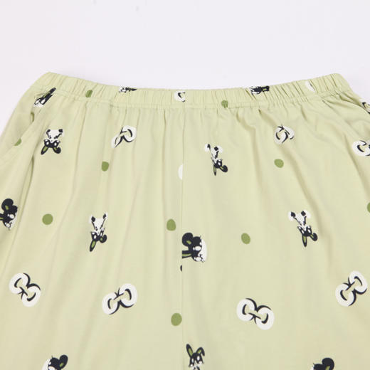 都市丽人生活家居女士睡衣26支CVC单面棉质薄款长袖长裤类家居服套装LH31M9 商品图6