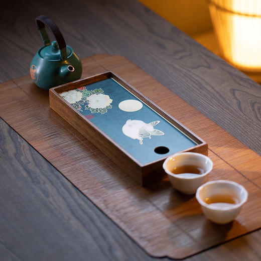 朱炳仁·铜 月上枝头茶礼套装 汲古画之灵感化逐月之可掬 商品图1