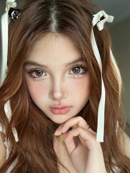 hancon半年抛 荆棘玫瑰 有点粉 14.2mm 商品图1