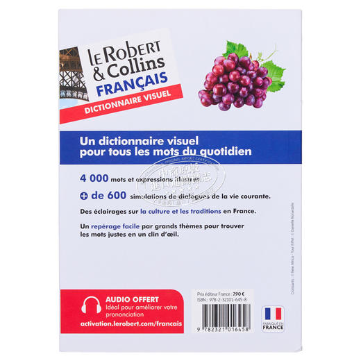 【中商原版】Robert and Collins 法语插图词典 法文原版 Dictionnaire visuel Francais Alain Rey 商品图1