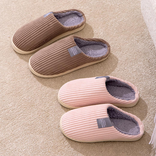 【新款棉拖鞋❗️情侣防滑保暖毛拖鞋】男女拖鞋家居棉拖冬季防滑鞋底设计父亲节礼物新年礼盒年货礼盒 商品图1