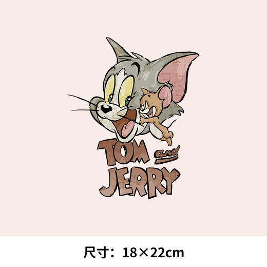 卡通猫和老鼠热转印烫画贴图纸卫衣转印衣服贴纸定做定制新款图案 商品图4
