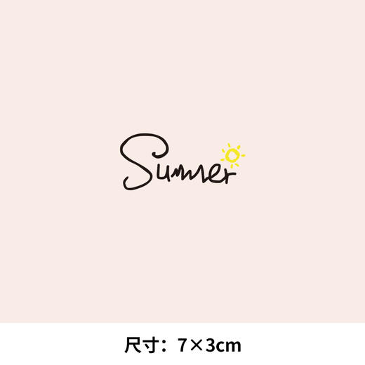 卡通动漫夏天字母衣服热转印烫画贴图案DIY辅料卫衣T恤新款图案 商品图3