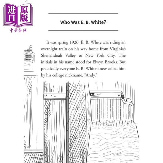 【中商原版】谁是EB怀特 Who Was E. B. White 英文原版 儿童人物传记 人文百科故事 儿童读物Who Was 进口图书 Who HQ book 商品图3