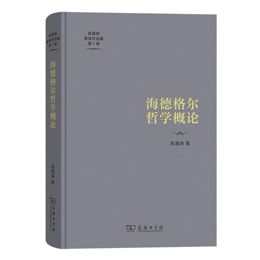 海德格尔哲学概论（陈嘉映著译作品集第1卷） 陈嘉映 著 商务印书馆 商品图0