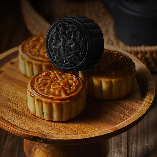 2023 锋味派中秋月饼礼盒 众星捧月 月饼礼盒480g 黑松露火腿 叉烧五仁 草莓枫糖花椒 3味8粒 商品图5