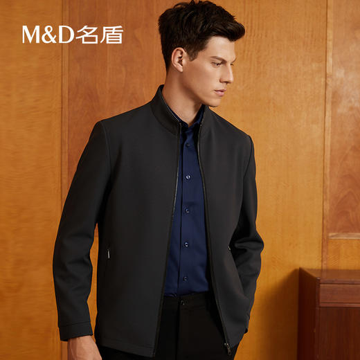【三防面料】MD名盾男休闲夹克立领防水秋季商务行政外套91564 商品图1