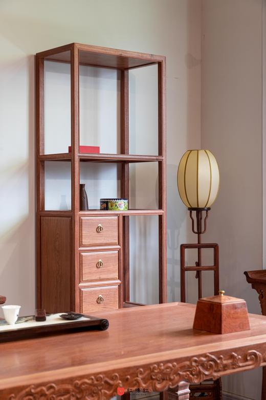 红桥红  家具严选  缅甸花梨（大果紫檀）【书房混搭八件套】 商品图8