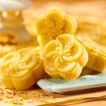 五芳斋绿豆糕  盒装25g*8只桂花味200g  休闲零食中式糕点点心下午茶 商品图0