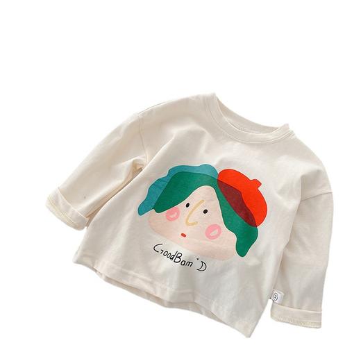 女童上衣长袖纯棉宝宝秋装新款t恤小童薄款儿童童装打底衫春装 商品图4