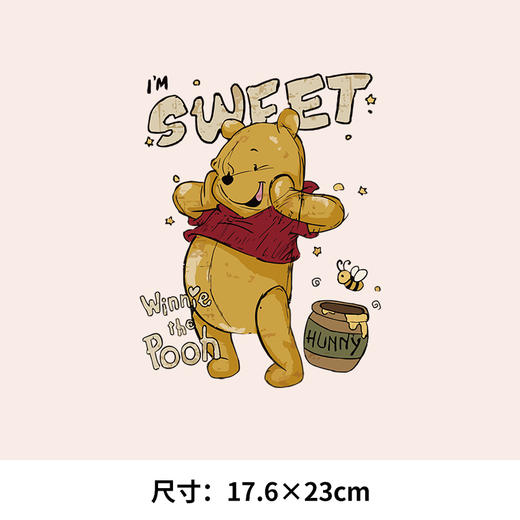 卡通小熊维尼兔子爱心猫热转印烫画贴图纸卫衣转印衣服贴纸定做 商品图1
