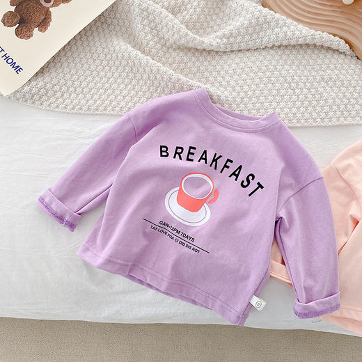 女童上衣长袖纯棉宝宝秋装新款t恤小童薄款儿童童装打底衫春装 商品图8