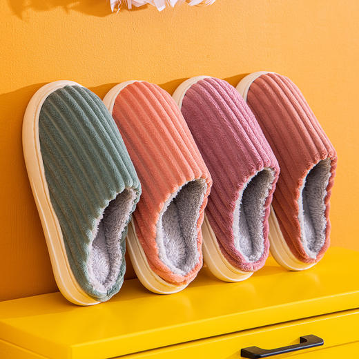 【反季福利 一双不一样的棉拖鞋 】情侣棉拖鞋 冬季保暖室内外家居防滑男女家用加厚棉拖 父亲节礼物新年礼盒年货礼盒 商品图0