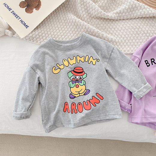 女童上衣长袖纯棉宝宝秋装新款t恤小童薄款儿童童装打底衫春装 商品图9