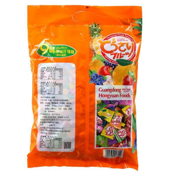 宏源 9味果味什锦糖 888g袋装 混合口味酸甜水果味前台招待 婚庆糖果 商品图3