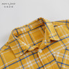 马克珍妮秋装新款 男童学院风纯棉格纹衬衫 儿童衬衣231839 商品缩略图5