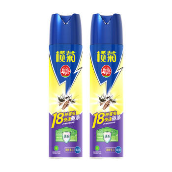 榄菊杀虫剂喷雾600ml*2 基孔肯雅热防蚊灭蚊喷雾灭蟑螂蚂蚁杀虫气雾剂 商品图4